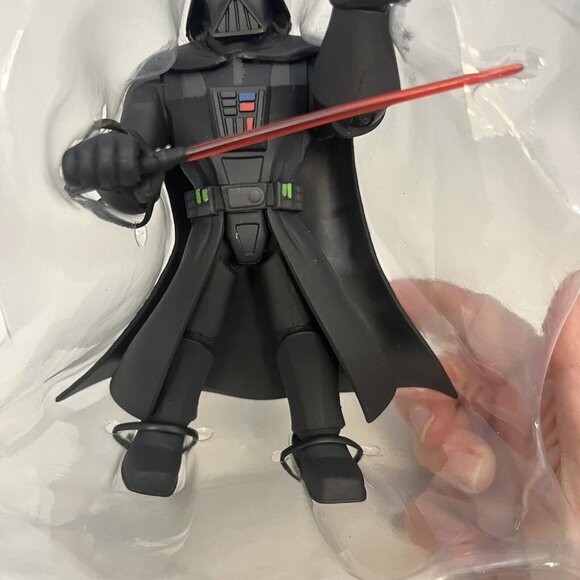 Disney Store Star Wars Toybox Darth Vader Action Figure New Missing Cardboard - Picture 5 of 8